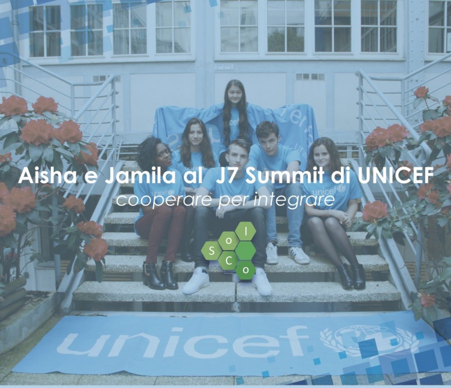 Aisha e Jamila al  J7 Summit di UNICEF, cooperare per integrare